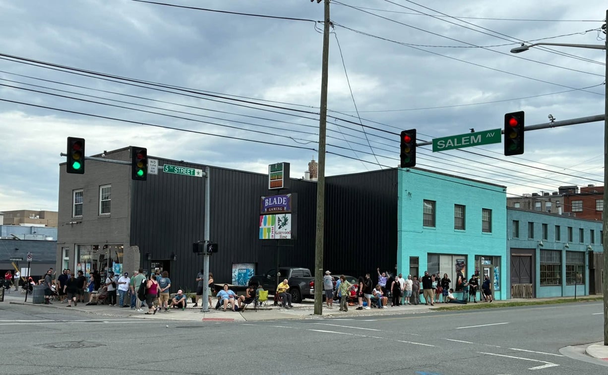 Fans Queue for Pokémon 30th Anniversary Card Set Release at BLADE Gaming