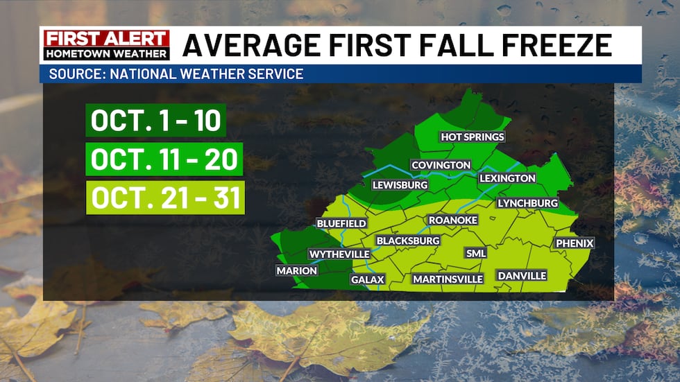 First Freeze Direct Weather Here’s when we can expect the first freeze of the season