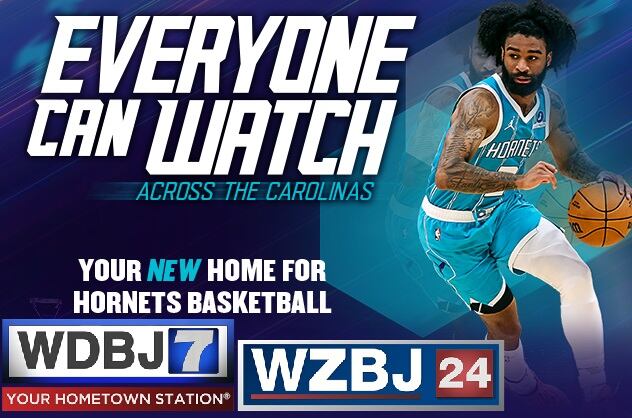 Charlotte Hornets NBA games set to air on WDBJ7 and WDBJ24