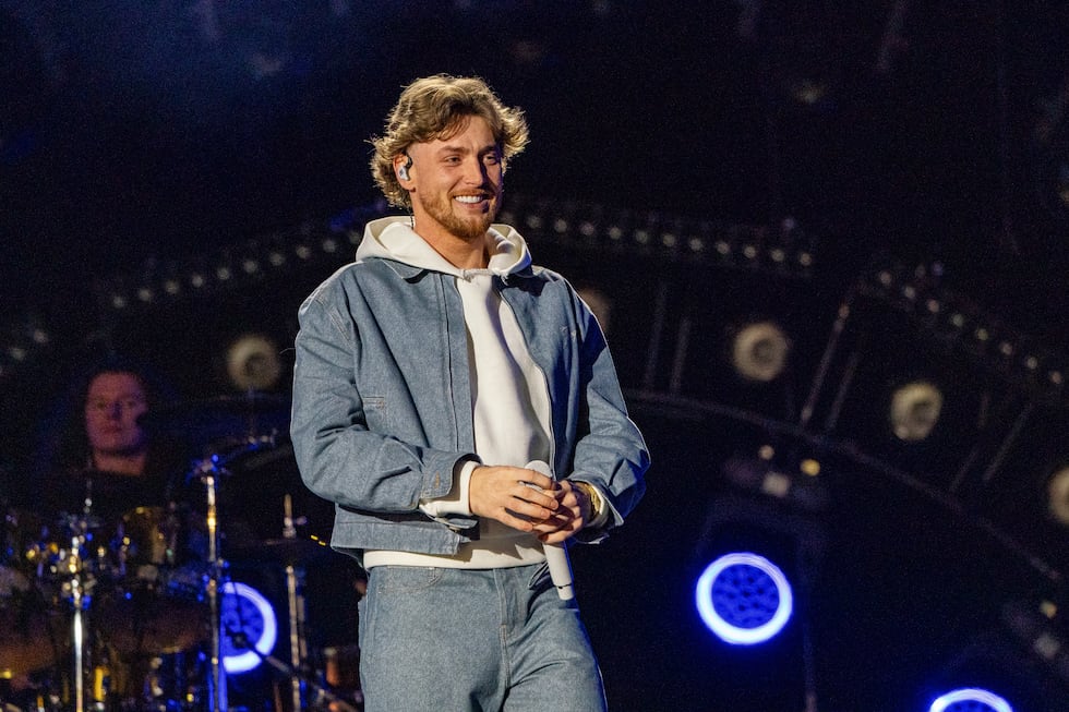Bailey Zimmerman performs at New Year's Eve Live: Nashville's Big Bash on Wednesday, Dec. 31,...
