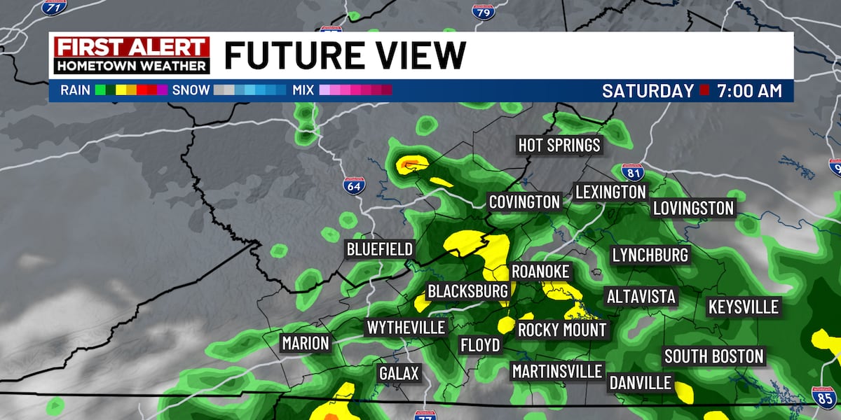 Clouds hang tough with a few showers