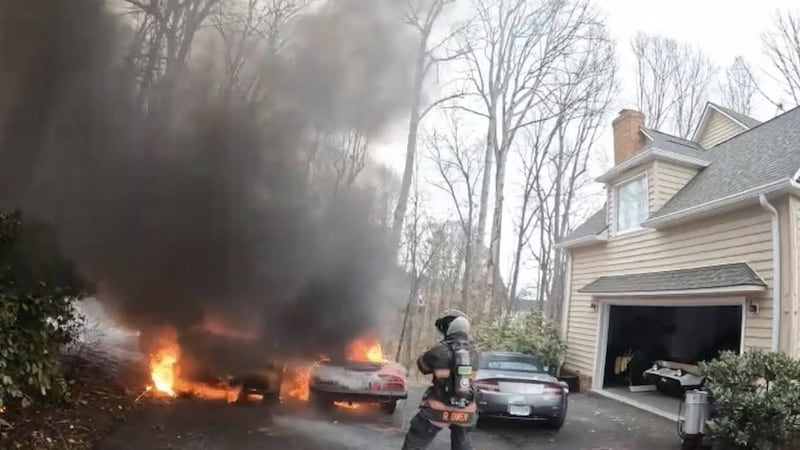 Bedford County multi-vehicle fire