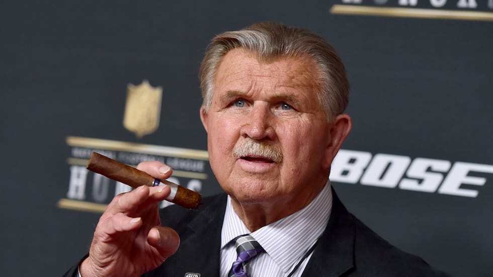 Former NFL player and coach Mike Ditka arrives at the 5th annual NFL Honors at the Bill Graham...