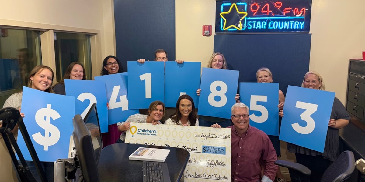 Roanoke radio station raises over $200,000 in Cure Kids Cancer Radiothon