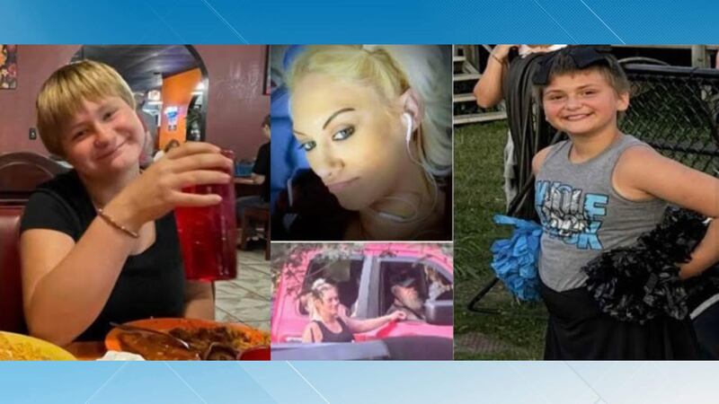 Left to right: Riley Kelly, Abby Nye Kelly, Kayden Kelly