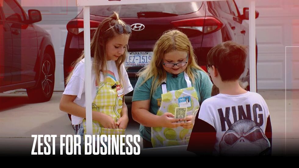 Two 10-year-olds have turned a traditional lemonade stand into a business venture to fund...