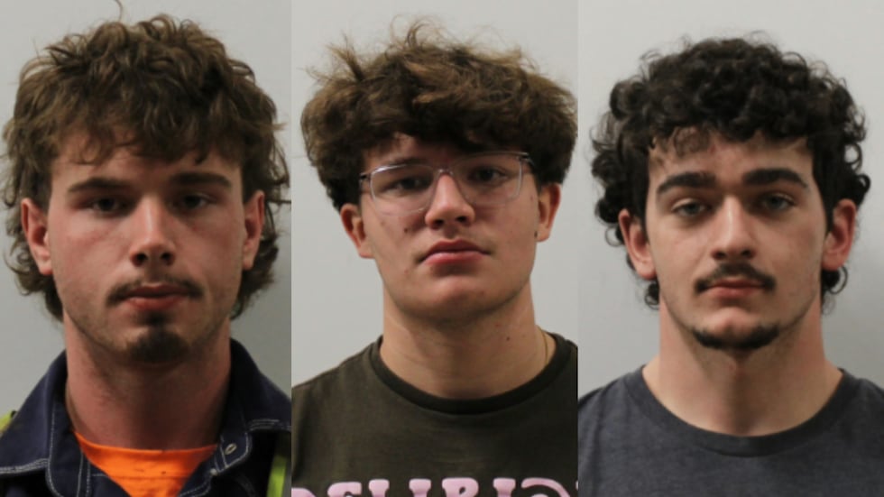 Jacob Braun, 18, Bronson Moore, 18, Danden Schlake, 18, and a 17-year-old were charged after...