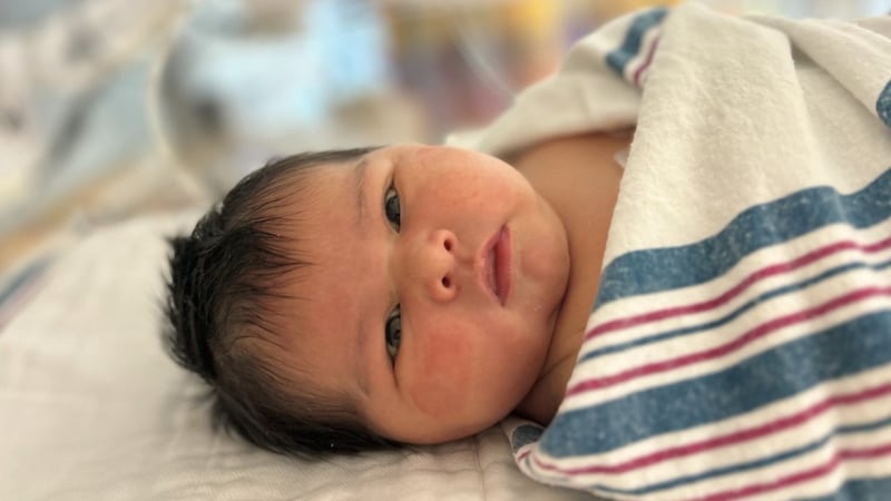 Yemaya India Soto Rodriguez was born June 9, one day after her due date, weighing 14 pounds...