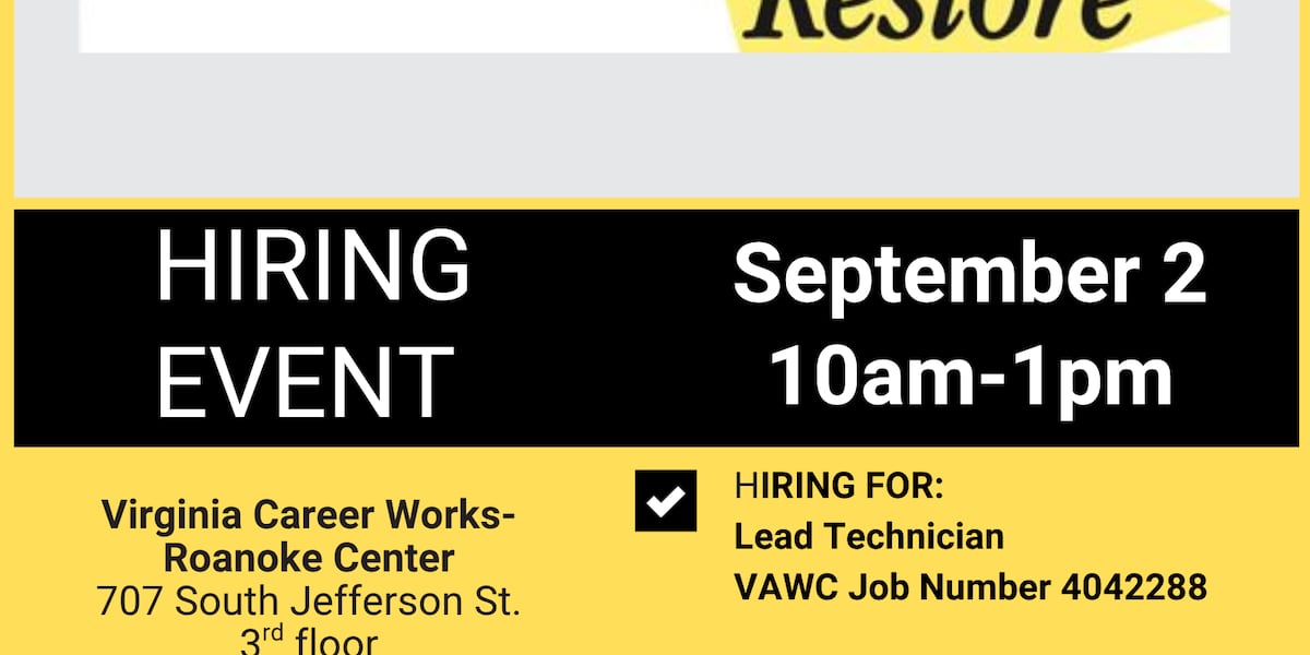 The Greater Roanoke Workforce Development Board ramps up hiring events