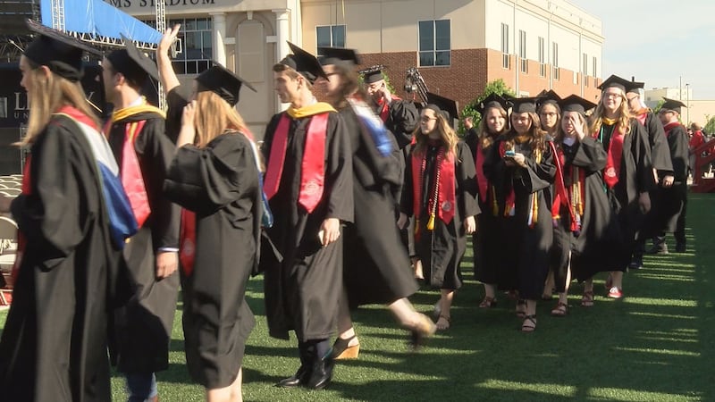 Liberty Graduation Liberty University holds 43rd commencement, the largest in its history