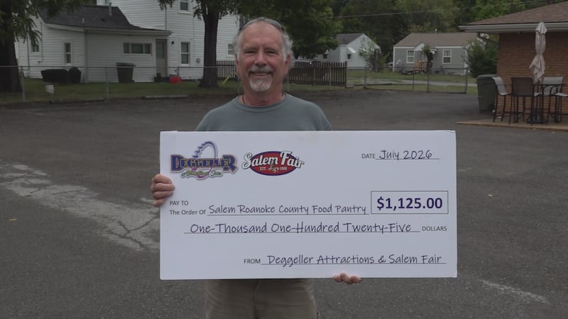 Salem Fair gives back to 3 local charities.