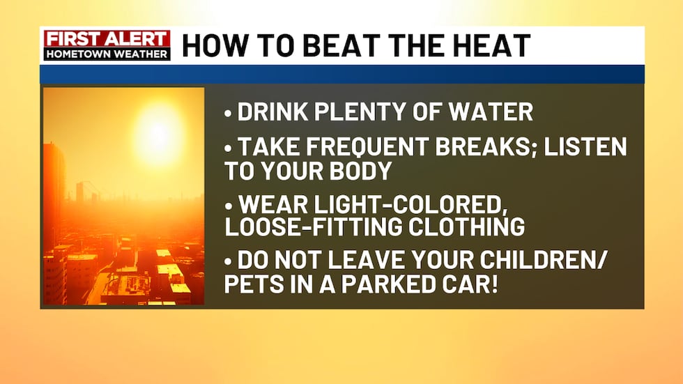 Follow these guidelines to stay safe during this heat!