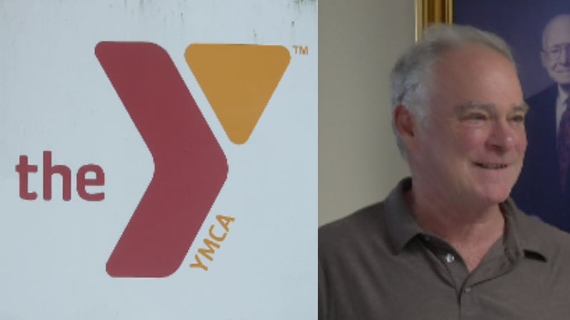 Sen. Tim Kaine, D-Va., stopped by the Central Virginia YMCA in Lynchburg Wednesday during a...
