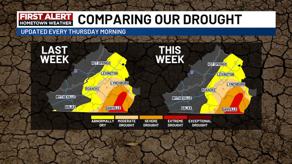 We're still seeing improvement across the region!