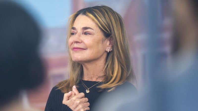 Savannah Guthrie visits the Today show at Rockefeller Plaza on Thursday, March 5, 2026, in New...