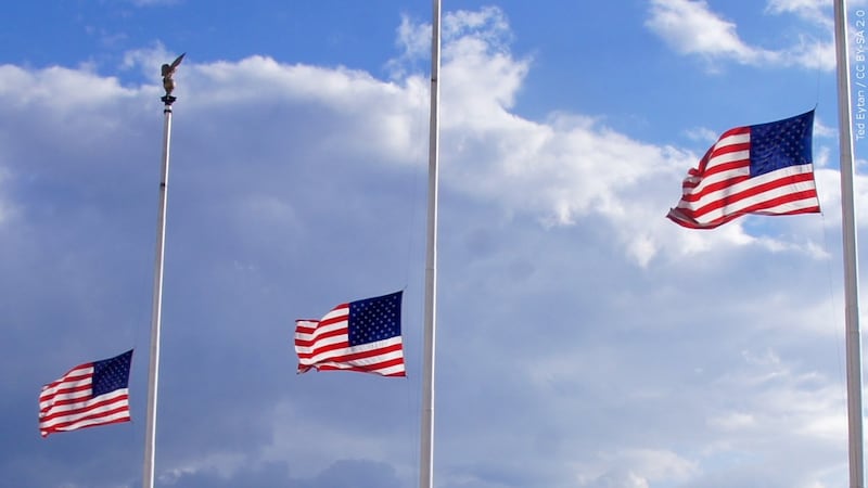 Flag Ordered At Half Staff In Honor Of Virginia Tech Shooting Victims Flag Ordered At Half Staff In Honor Of Virginia Tech Shooting Victims