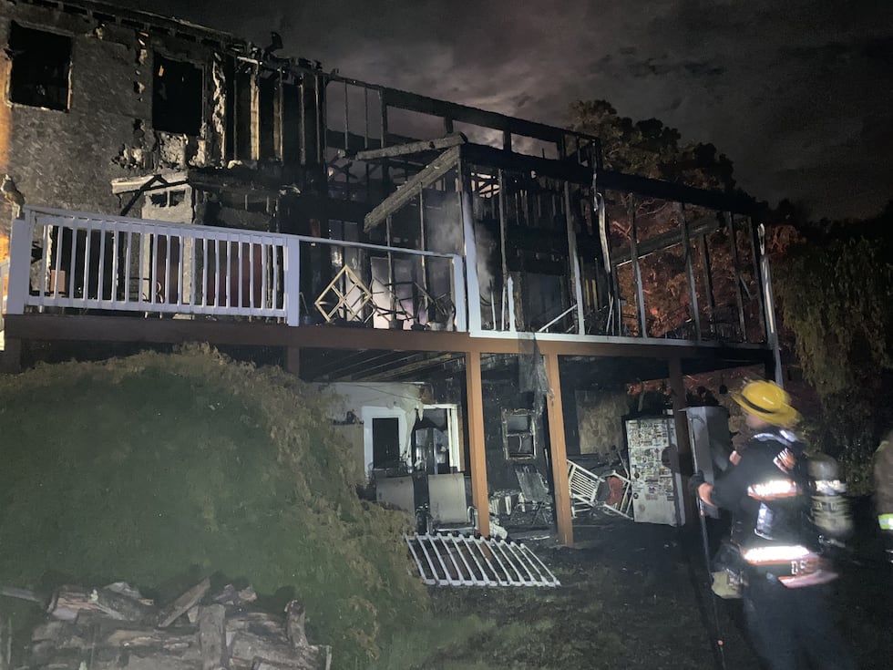 Crews say it took three hours to bring the fire under control and extinguished.