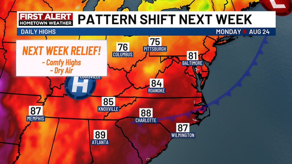 Weekend into next week forecast