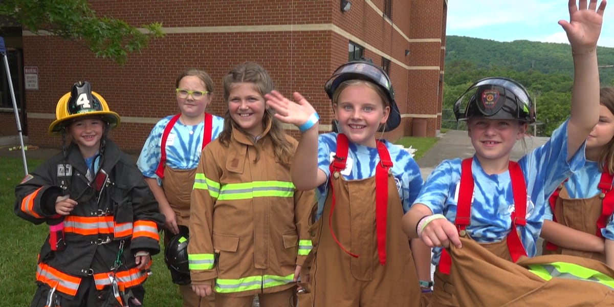 Firefighting Camp Young girls, teenagers in Botetourt County learn firefighting at camp