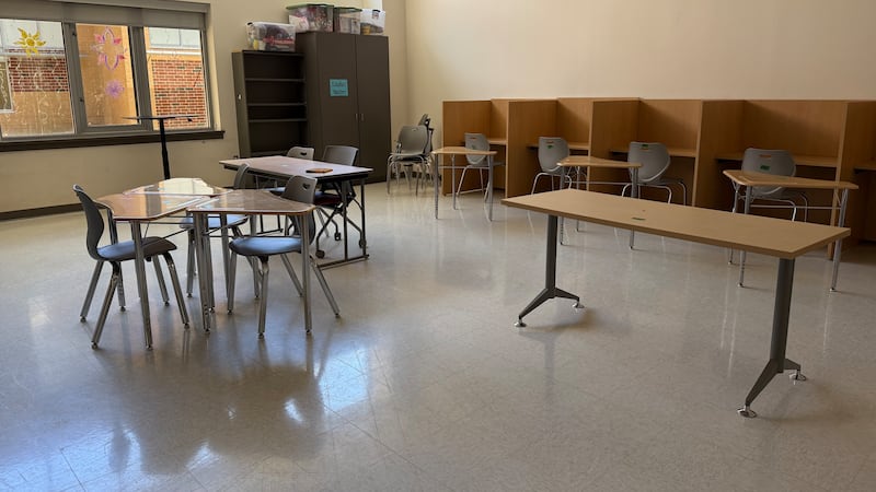 Pulaski County Middle School classroom