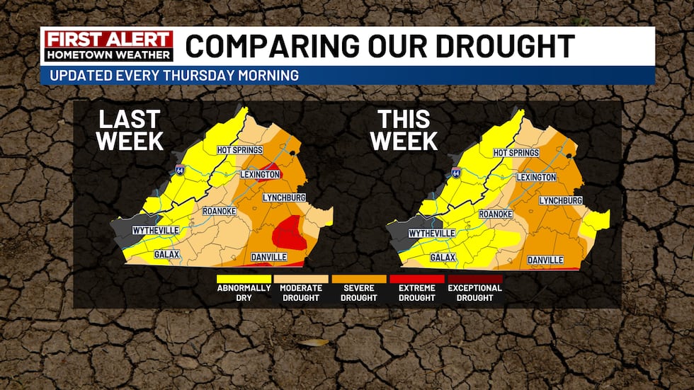 Drought monitor map