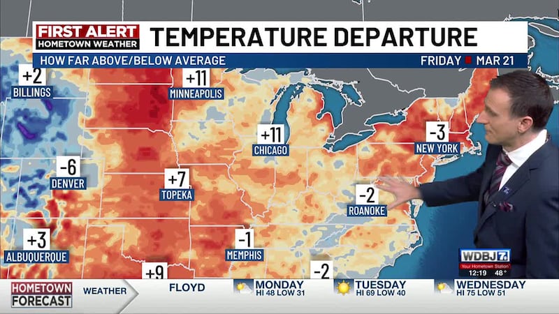 Wdbj Ffe WDBJ First Alert Hometown Weather: Friday Morning Update
