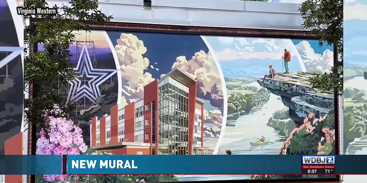 Mural Adds Artistic Note To Virginia Western Campus