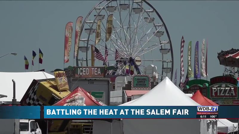Fair Fans Deal With Summer Heat