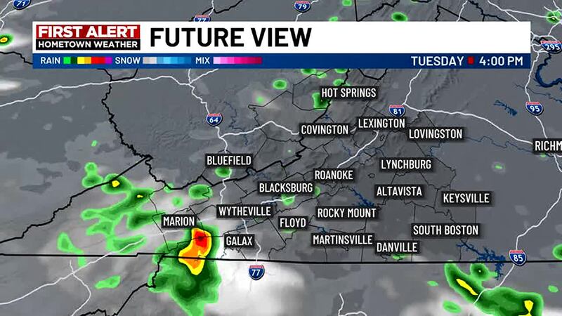 Unsettled weather continues with a few showers and storms.