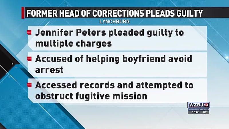 Former Head of Corrections in Lynchburg Pleads Guilty to Multiple Charges