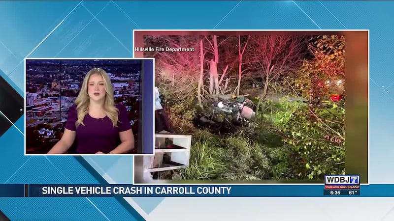Person Flown to Hospital After Carroll County Crash