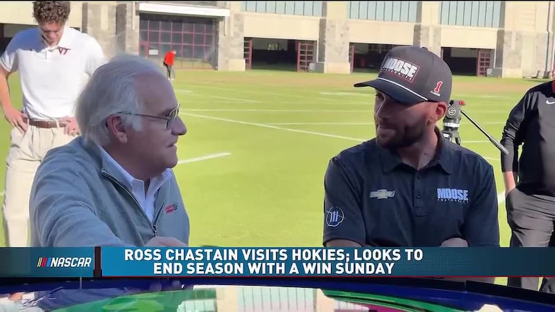 Ross Chastain Visits Virginia Tech