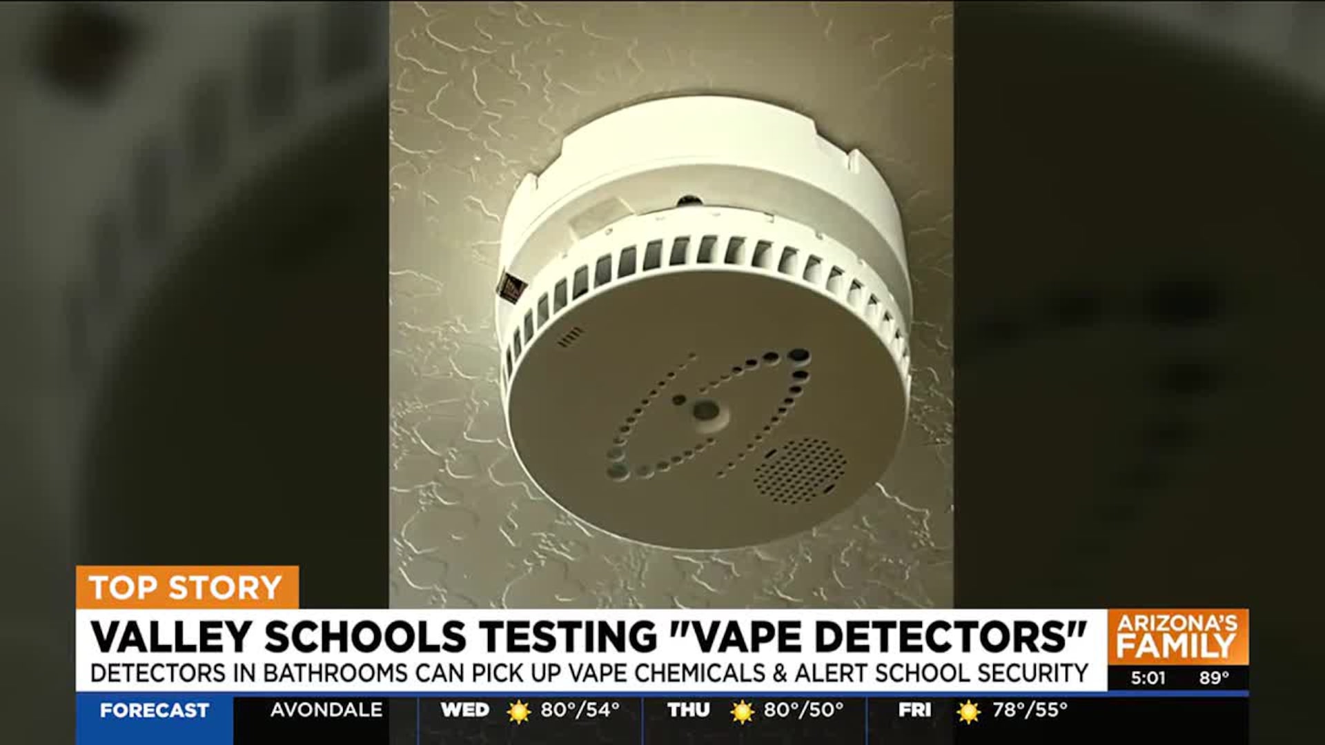 Phoenix-area schools testing detectors in bathrooms to crackdown on vaping Phoenix-area schools testing detectors in bathrooms to crackdown on vaping