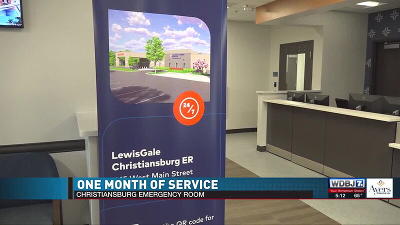 Christiansburg Emergency Room One Month of Service