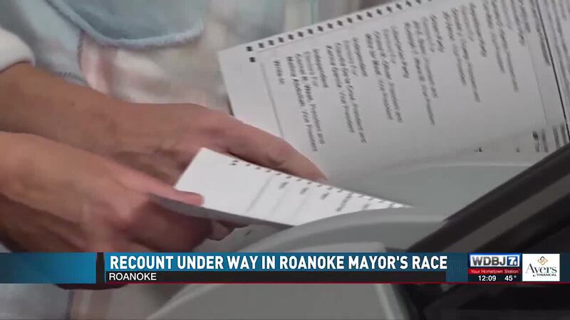 Recount Underway in Roanoke Mayoral Race